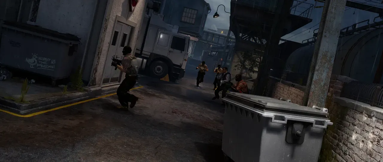 The same frame with Gamma applied