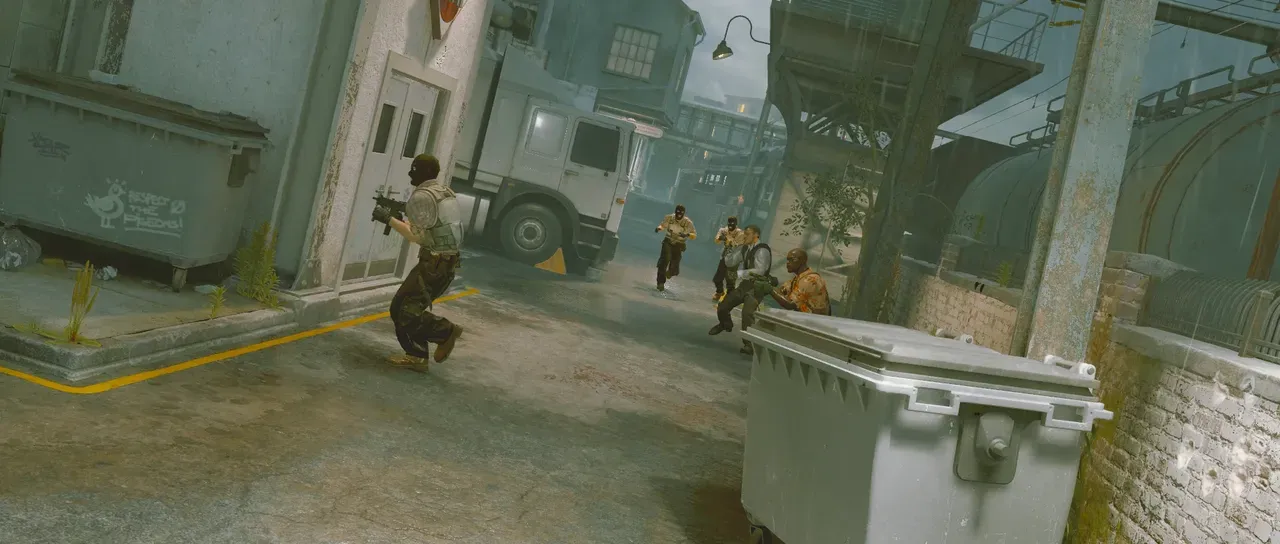 The same frame with LUT applied