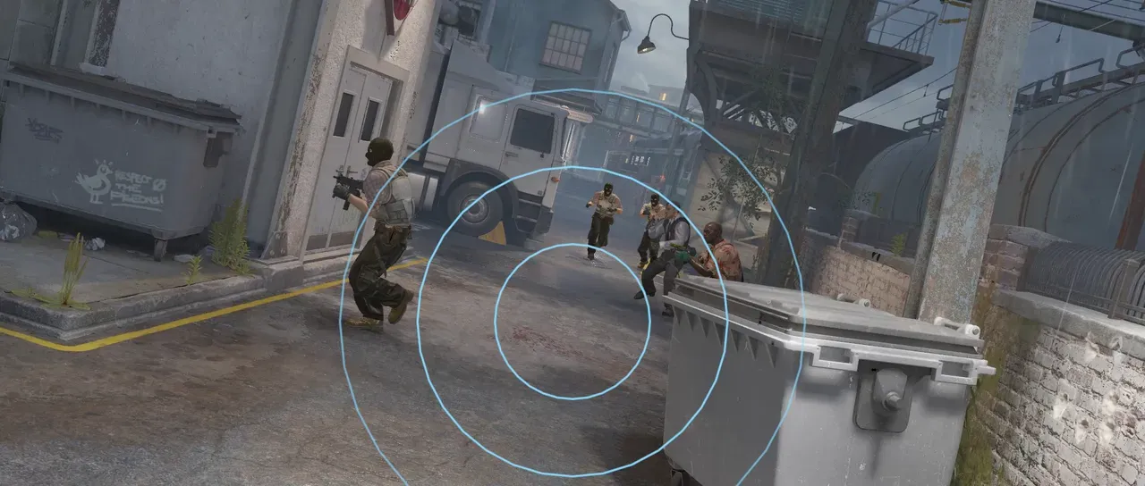 The same frame with Radio waves applied