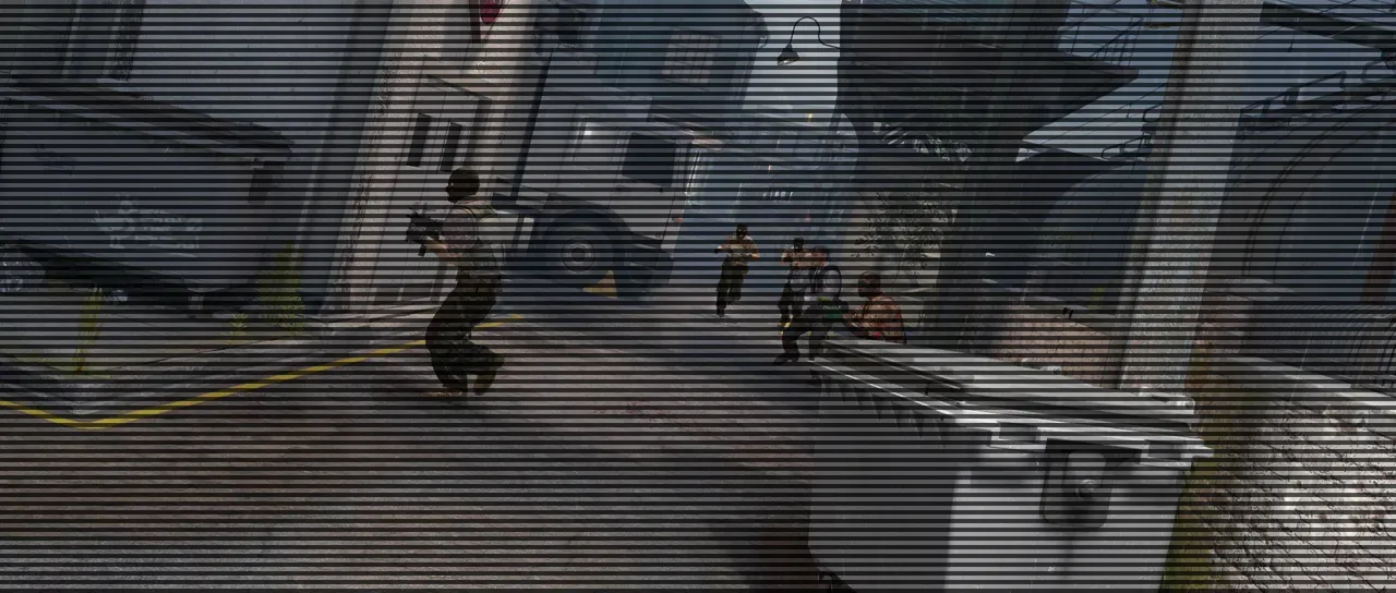 The same frame with Scanlines applied